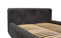 Designer Polsterbett Hana mit Stauraum