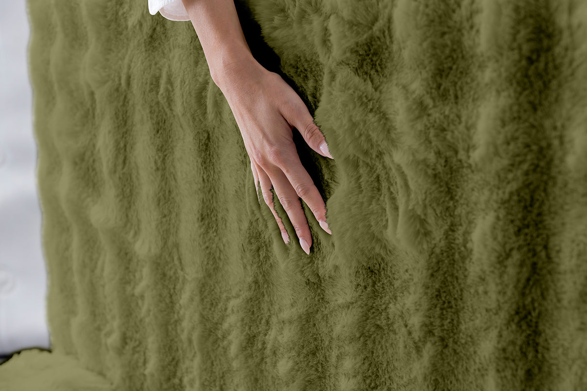 Designer Polsterbett Nadia mit Stauraum