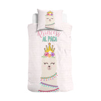 Kinderbettwäsche Little Monster Princess Alpaca
