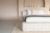Sitheim Polsterbett Adore Element Pearl Beige, Integrierter Staulattenrost, aufbewarung box