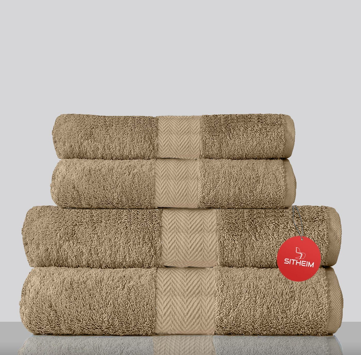 Handtuch Set KING TUT Handtücher aus 100% ägyptischer Baumwolle 4-teiliges