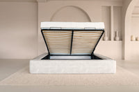Sitheim Polsterbett Adore Element Pearl Beige, Integrierter Staulattenrost, aufbewarung box