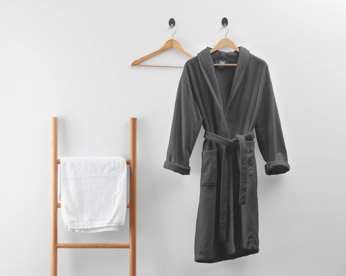 Bathrobe made of soft terry cloth