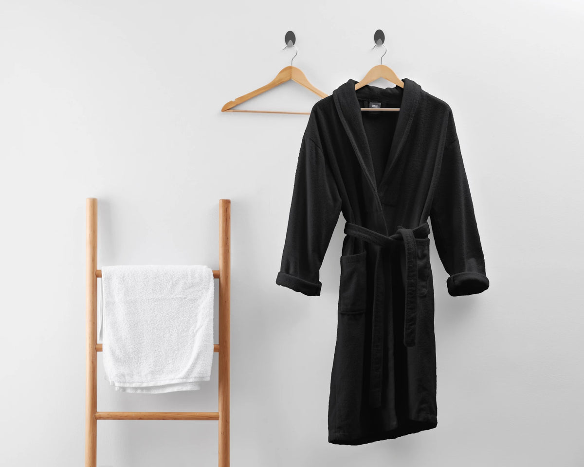 Bathrobe made of soft terry cloth