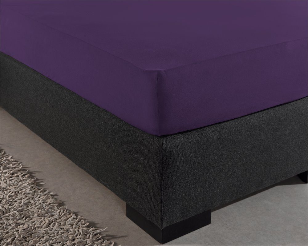 Fitted sheet DOUBLE JERSEY FITTED SHEET made of 100% cotton