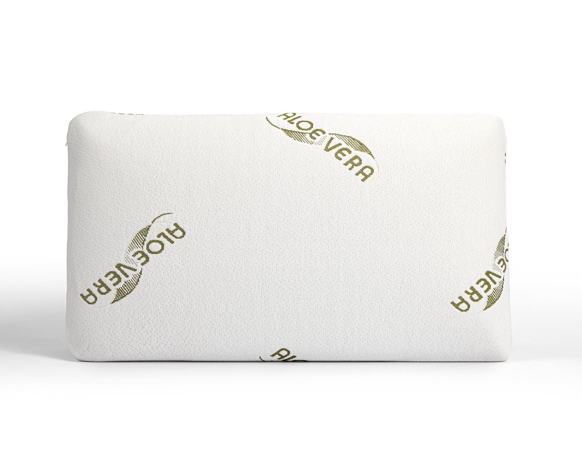 Neck support pillow ORTHOPEDIC ALOE VERA VISCOGEL PILLOW WHITE