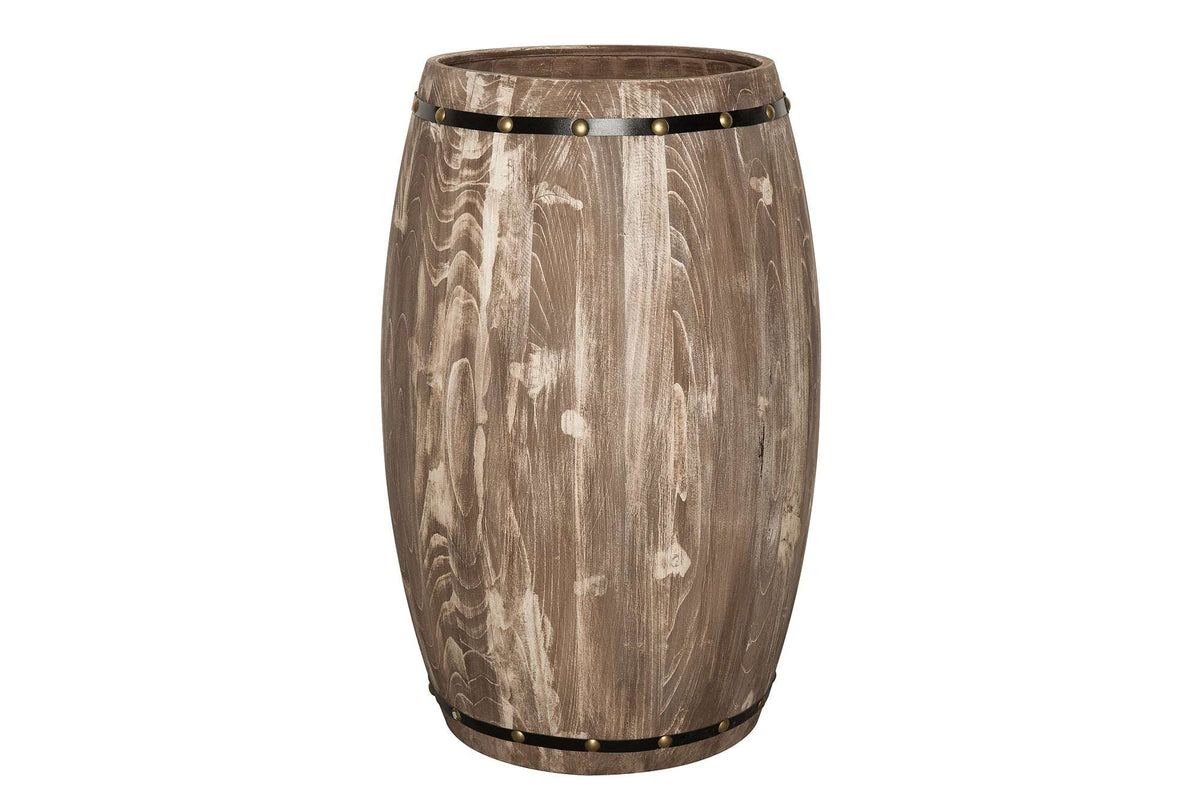 BODEGA Authentisches Weinregal 80cm natur Pinie Weinfass Shabby Chic