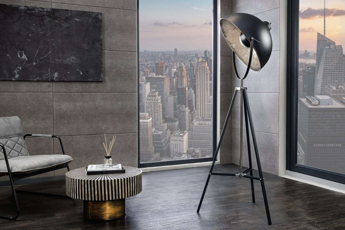 BIG STUDIO Stehlampe 170cm schwarz Industrial Design