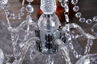 Eleganter Kronleuchter CRYSTAL 55cm klar Acryl 5-armig Lüster