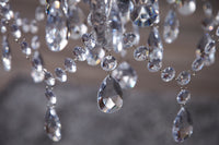 Eleganter Kronleuchter CRYSTAL 55cm klar Acryl 5-armig Lüster