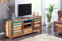JAKARTA Unique TV board 150cm colorful recycled solid wood