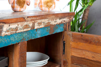 JAKARTA Unique TV board 150cm colorful recycled solid wood