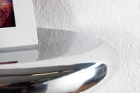 TEAR Modern design wall shelf 40cm silver aluminum