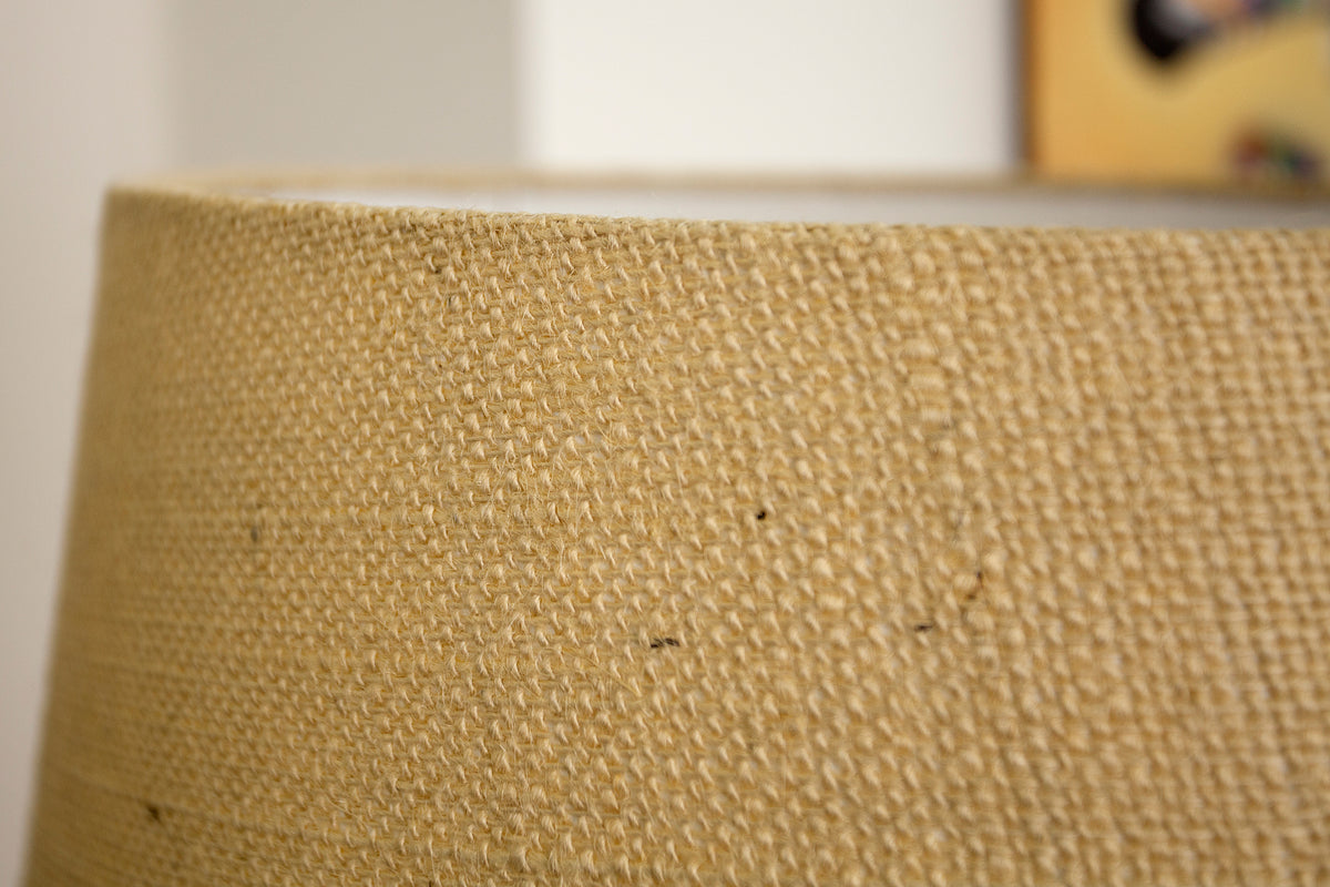 Handgefertigte Treibholz Stehlampe WILD NATURE 155cm sand mit Leinenschirm