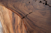 GOA Solid Coffee Table 50cm Acacia Tree Trunk Stool Side Table