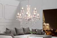 Eleganter Kronleuchter CRYSTAL 75cm klar Acryl 9-armig Lüster