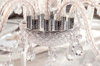 Eleganter Kronleuchter CRYSTAL 75cm klar Acryl 9-armig Lüster