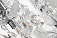 Eleganter Kronleuchter CRYSTAL 75cm klar Acryl 9-armig Lüster
