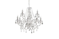 Eleganter Kronleuchter CRYSTAL 75cm klar Acryl 9-armig Lüster