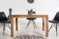 PURE solid wood dining table 120-200cm Sheesham with extension plates