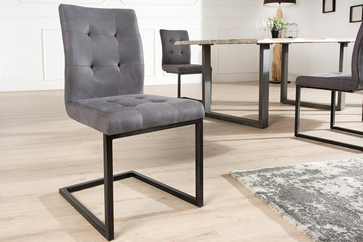 OXFORD design cantilever chair iron frame