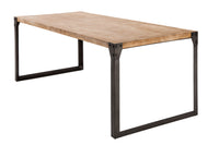 FACTORY Industrial Design Esstisch  160cm Akazie weiß gekälkt