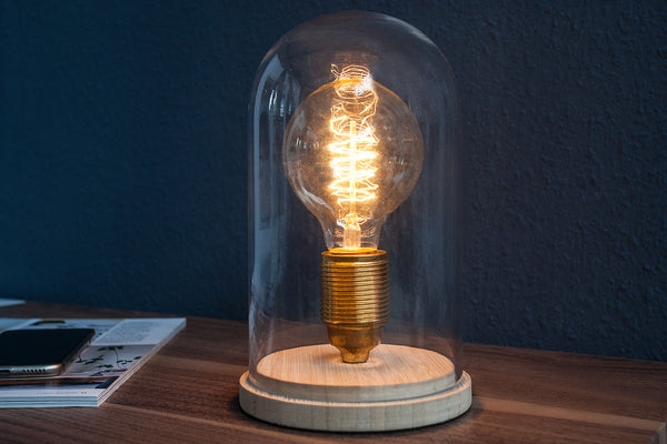 EDISON Industrial Tischlampe 22cm Glühbirne Tischleuchte