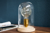 EDISON Industrial Tischlampe 22cm Glühbirne Tischleuchte