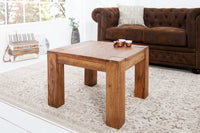 MAKASSAR Massivholz Couchtisch 60cm Sheesham einzigartige Maserung