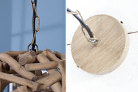 Handgearbeitete Hängeleuchte PURE NATURE I 40cm Treibholz Hängelampe