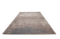 MODERN ART Vintage Baumwoll-Teppich 240x160cm beige grau Used Look