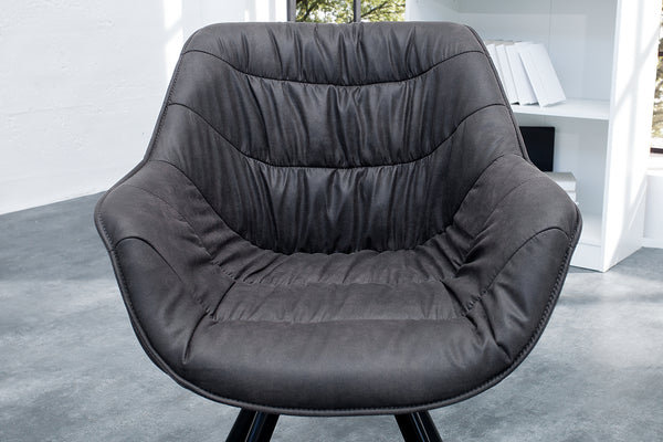 THE DUTCH COMFORT design chair retro style with armrests