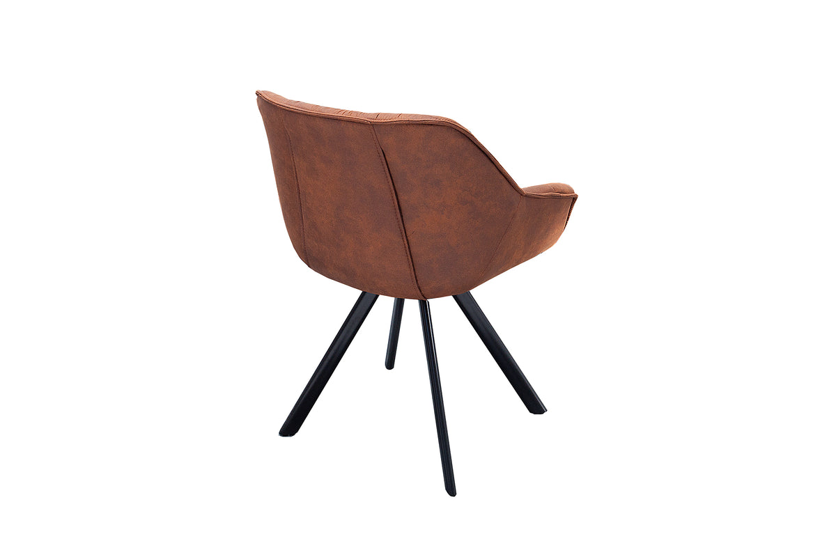 THE DUTCH COMFORT Design Stuhl Retro Stil mit Armlehnen
