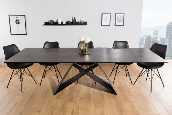 PROMETHEUS extendable dining table 180-220-260cm lava ceramic made in Italy