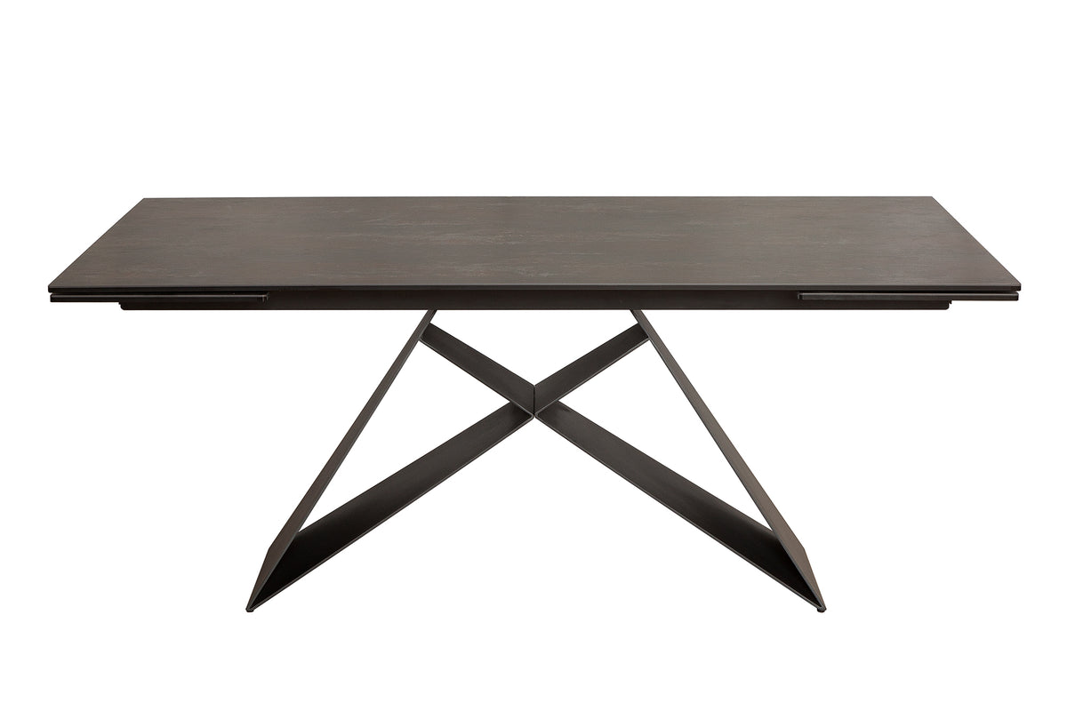 PROMETHEUS extendable dining table 180-220-260cm lava ceramic made in Italy