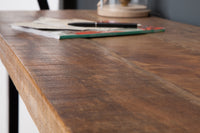 Design Konsolentisch IRON CRAFT 115cm Mangoholz Eisen Schreibtisch