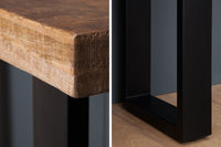 Design Konsolentisch IRON CRAFT 115cm Mangoholz Eisen Schreibtisch