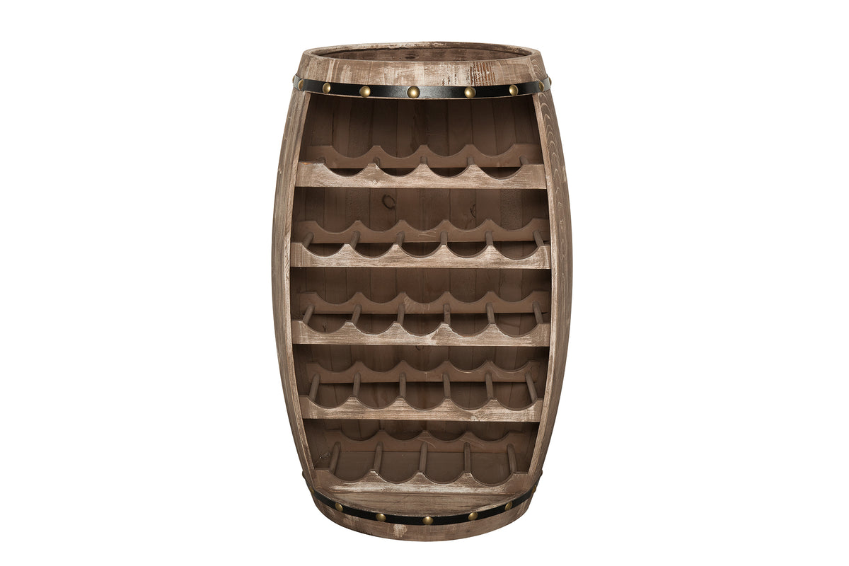 BODEGA Authentic wine rack 80cm natural pine wine barrel Shabby Chic