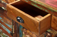 JAKARTA Unique sideboard 125cm recycled solid wood from fishing boats