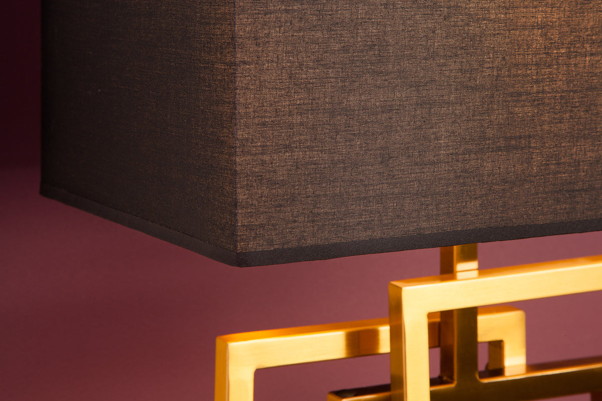 EL TORO Extravagant table lamp 68cm black bull head table lamp