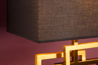EL TORO Extravagant table lamp 68cm black bull head table lamp