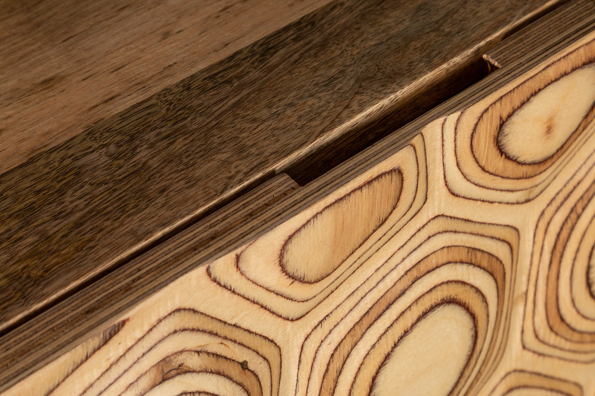 ORGANIC LIVING Massives Sideboard 175cm Mangoholz organisches Design