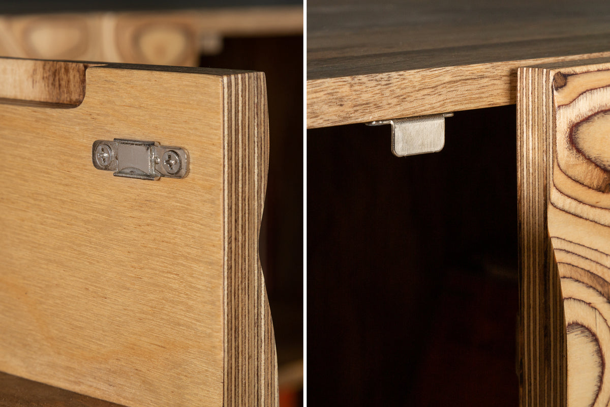 ORGANIC LIVING Massives Sideboard 175cm Mangoholz organisches Design