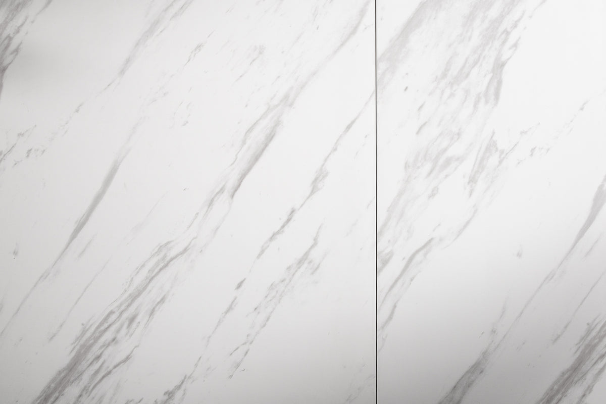 PROMETHEUS extendable dining table 180-220-260cm white marble ceramic made in Italy