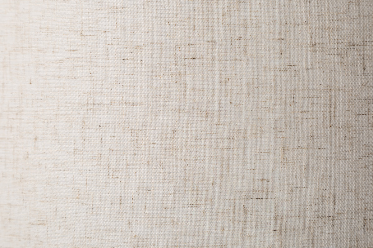Elegante Hängelampe ROOTS 50cm natur Hängeleuchte mit Leinenschirm