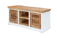 LONG Elegant TV lowboard ISLAND 160cm mango wood country house style