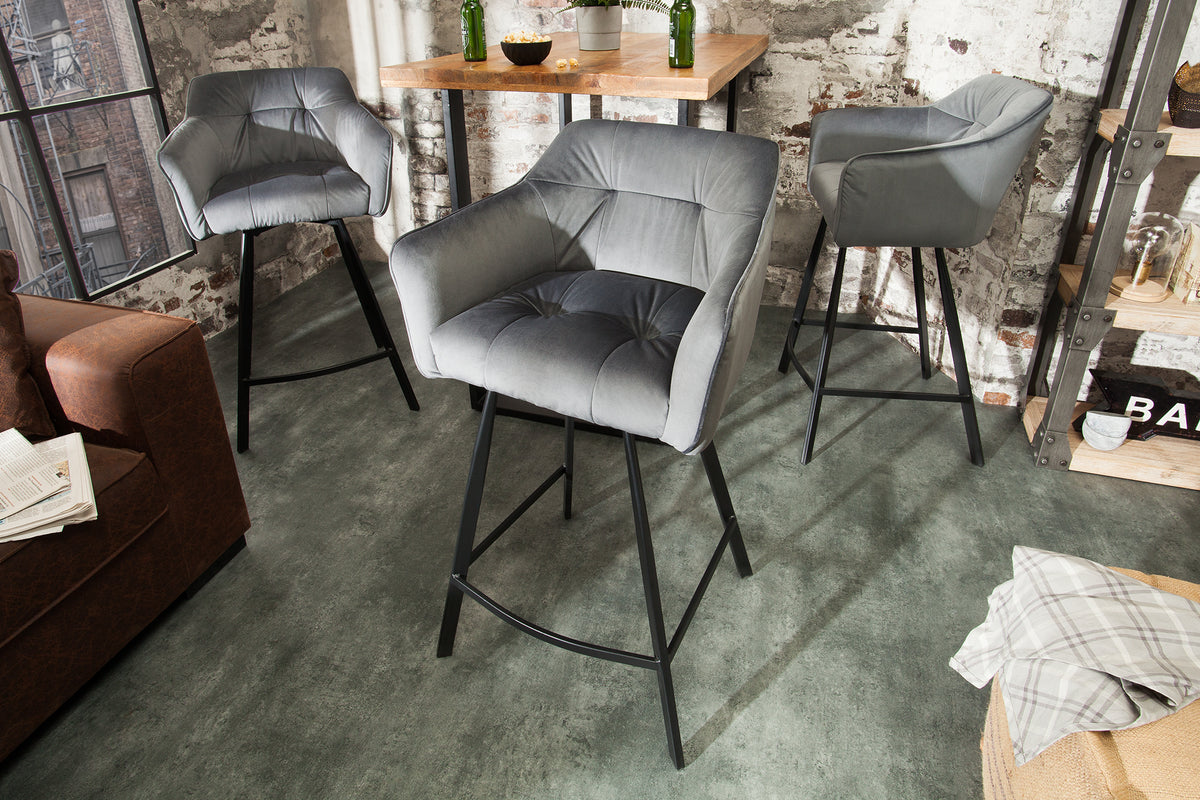 LOFT Retro bar chair 100cm bar stool with armrest