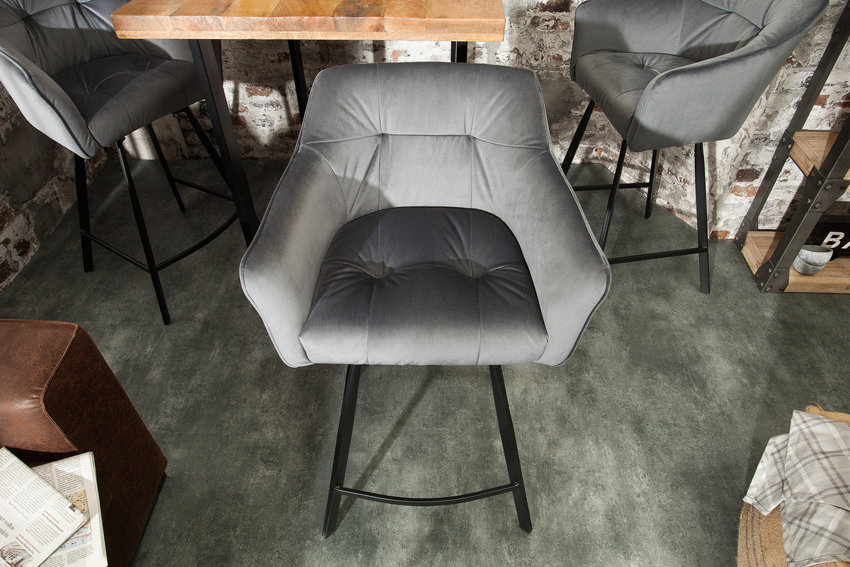 LOFT Retro bar chair 100cm bar stool with armrest