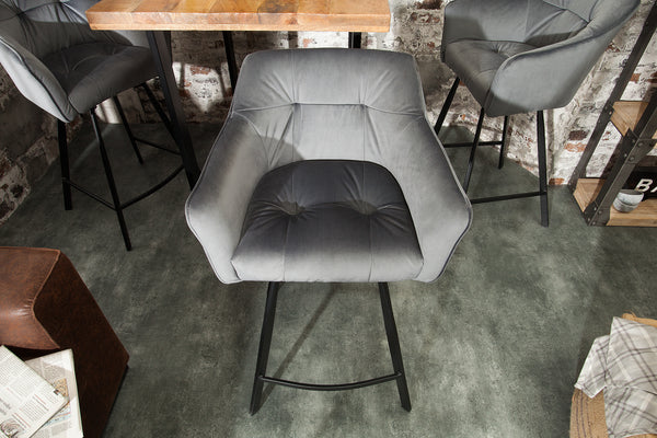 LOFT Retro Barstuhl 100cm Barhocker mit Armlehne