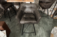 LOFT Retro bar chair 100cm bar stool with armrest